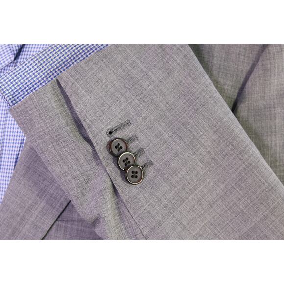 Suitsupply Lazio Solid 2-Btn Wool Suit Blazer Jacket 40R - Picture 6 of 11